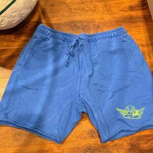 Blue boys lie sweatshorts